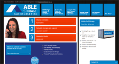 Desktop Screenshot of ableselfstorage.com.au