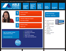 Tablet Screenshot of ableselfstorage.com.au
